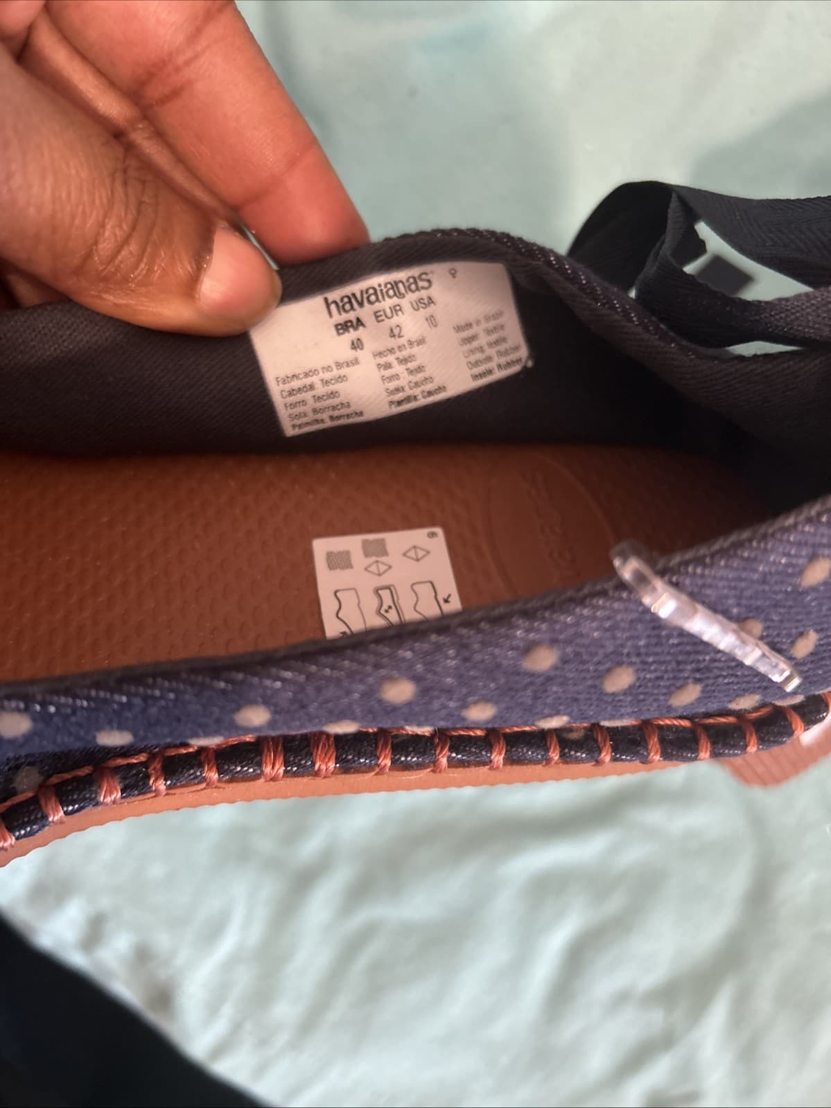 Havaianas Alpargatas Navy Blue 10W/8.5M NWT Unisex - Thumbnail 5