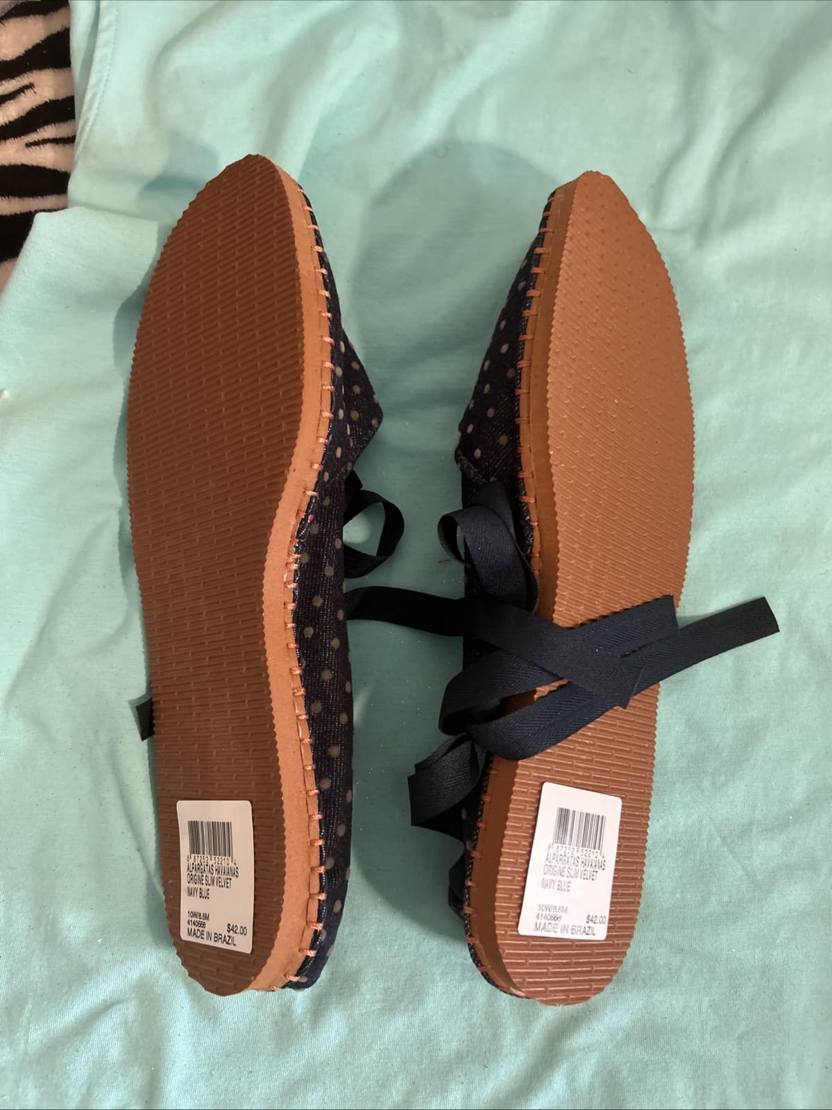 Havaianas Alpargatas Navy Blue 10W/8.5M NWT Unisex - Thumbnail 3
