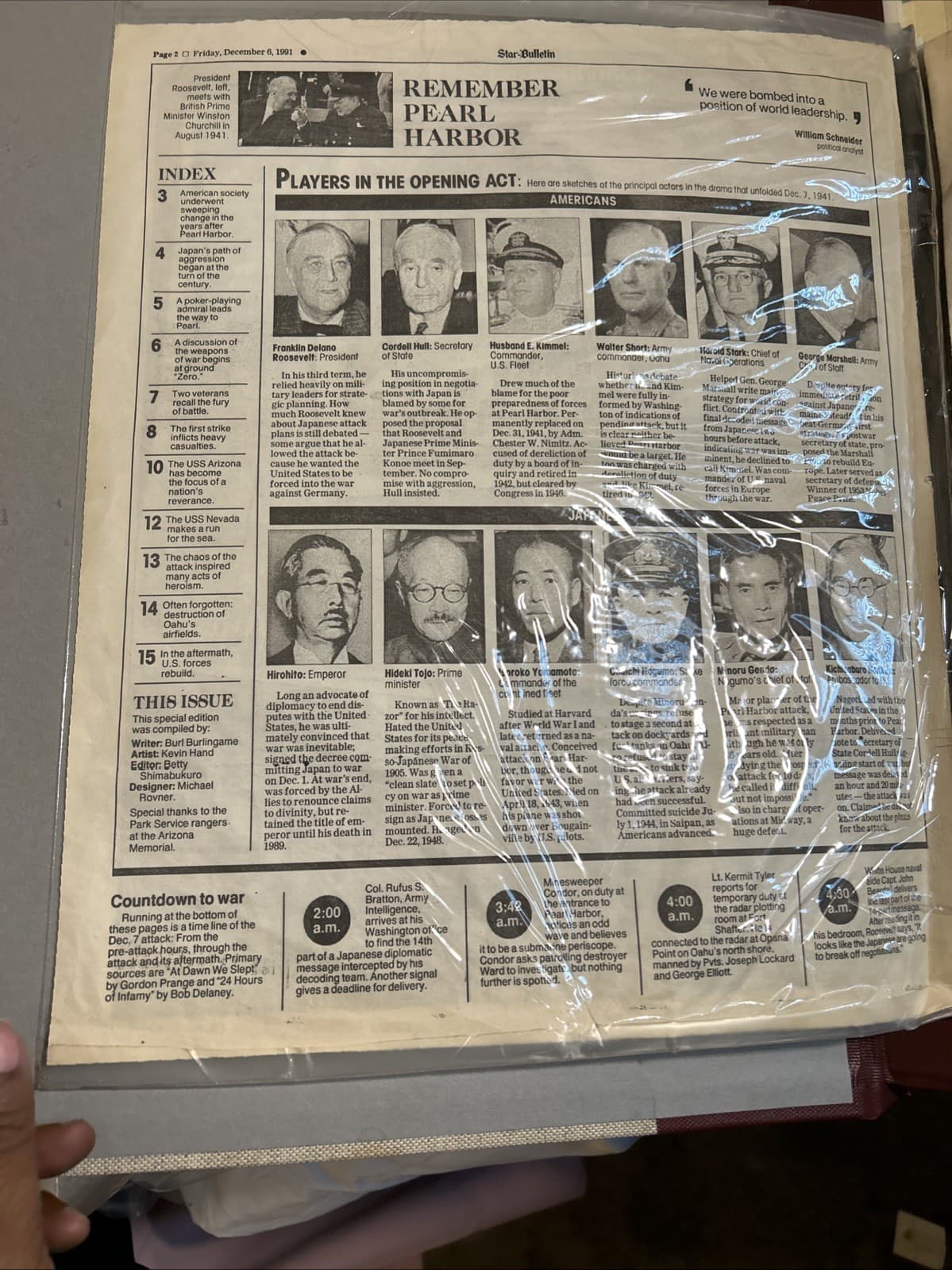 Clippings Of The Pearl Harbor 1941-1991 - Thumbnail 5