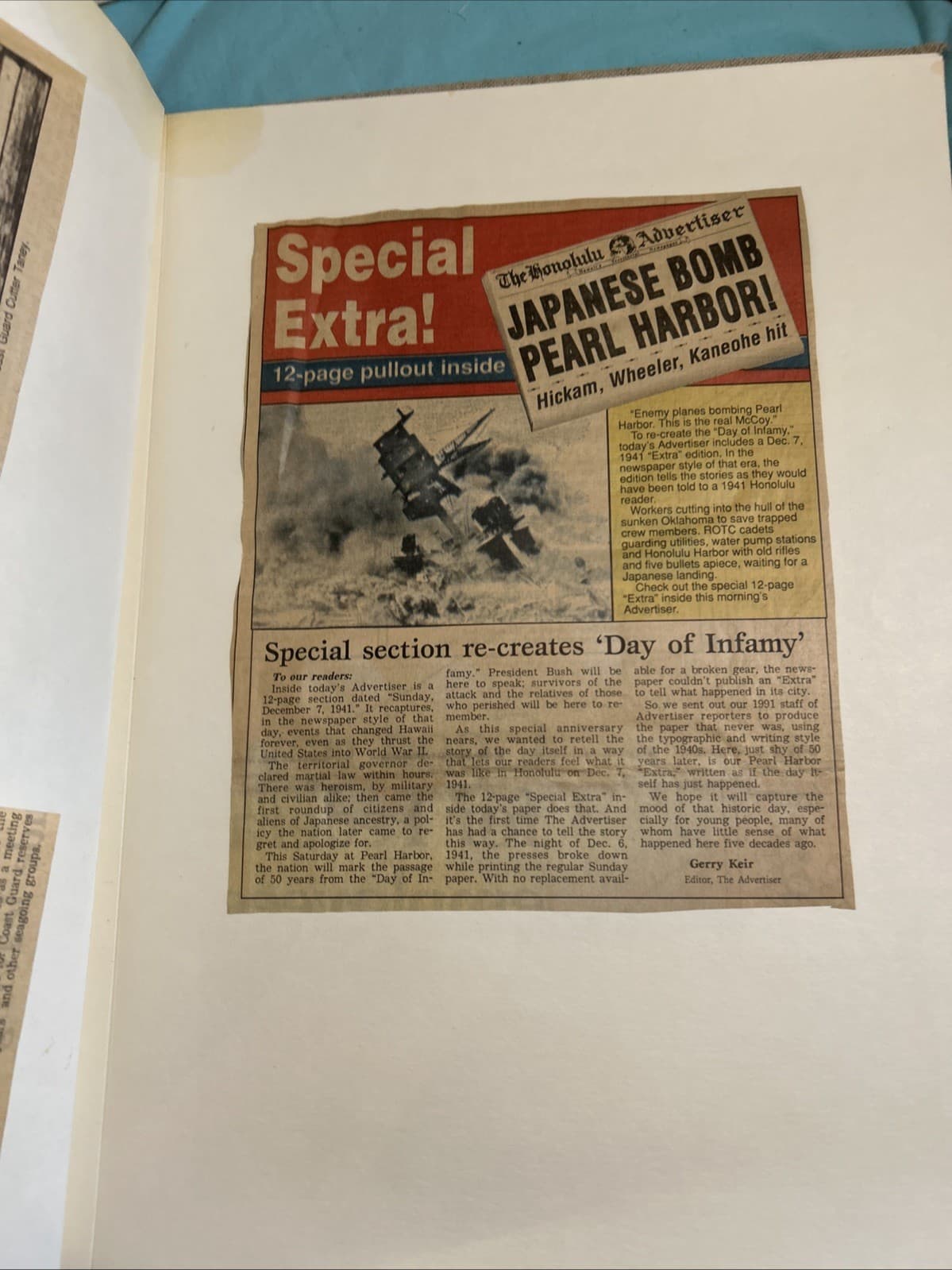 Clippings Of The Pearl Harbor 1941-1991 - Thumbnail 22