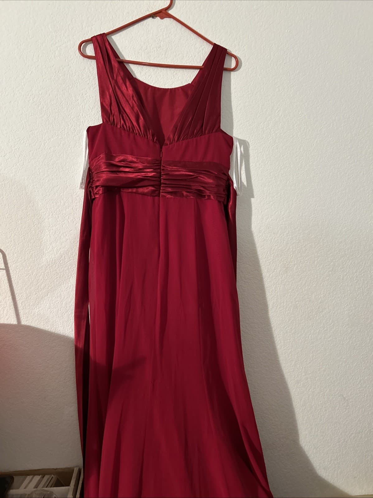 Women’s Burgundy Size 12 Davids Bridal Dress - Thumbnail 2