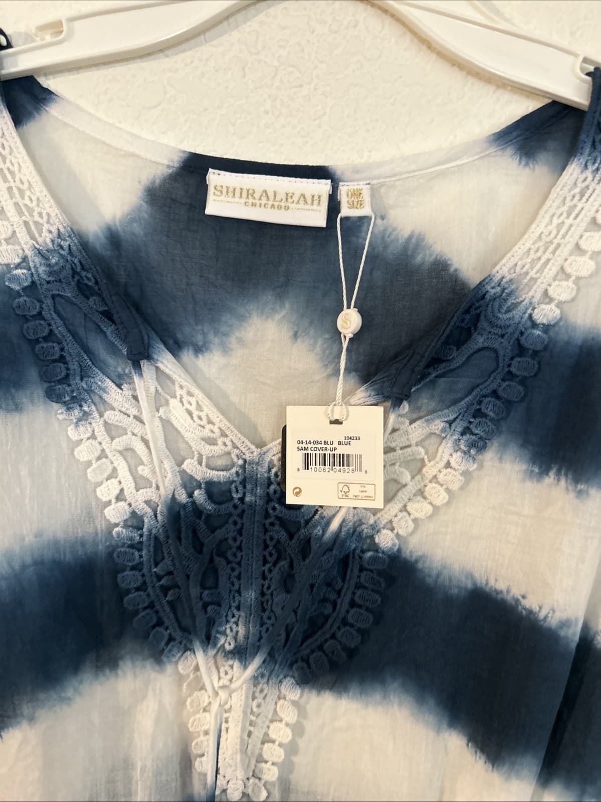 Women’s Blue Sam Cover Up NWT - Thumbnail 2