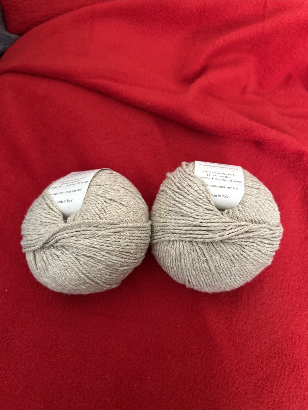 3 Classic Elite Yarn CLASSIC SILK Beige 50% Cotton 30% Silk 20% Nylon 50g 135yds - Thumbnail 3