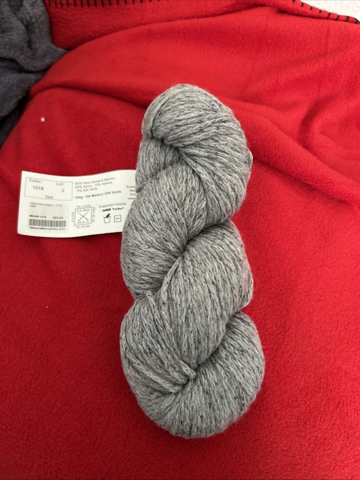 Kensington Yarn NWT Color 1018 208 Yards From New Zealand By Hikoo - Thumbnail 4