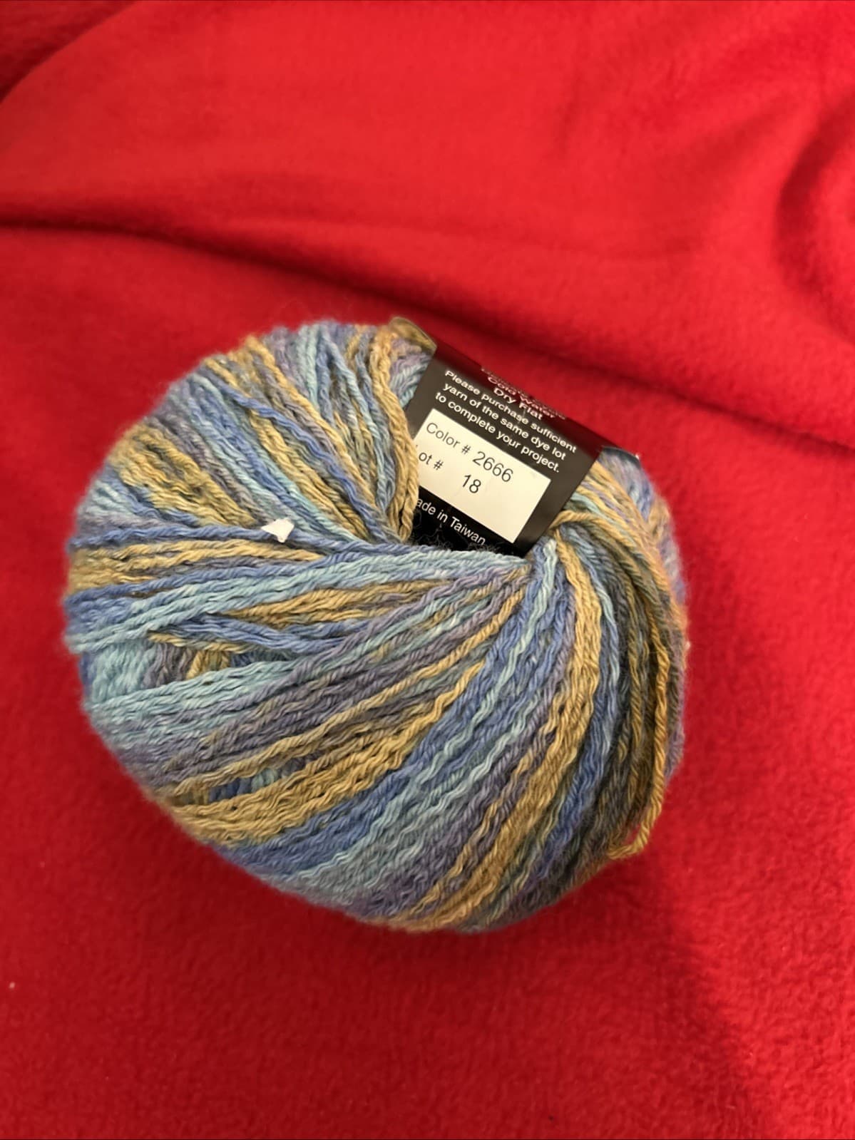 Ty-Dy Socks Skinny Stripes Yarn Color 2666 Knit One Crochet Too 436 Yards - Thumbnail 5
