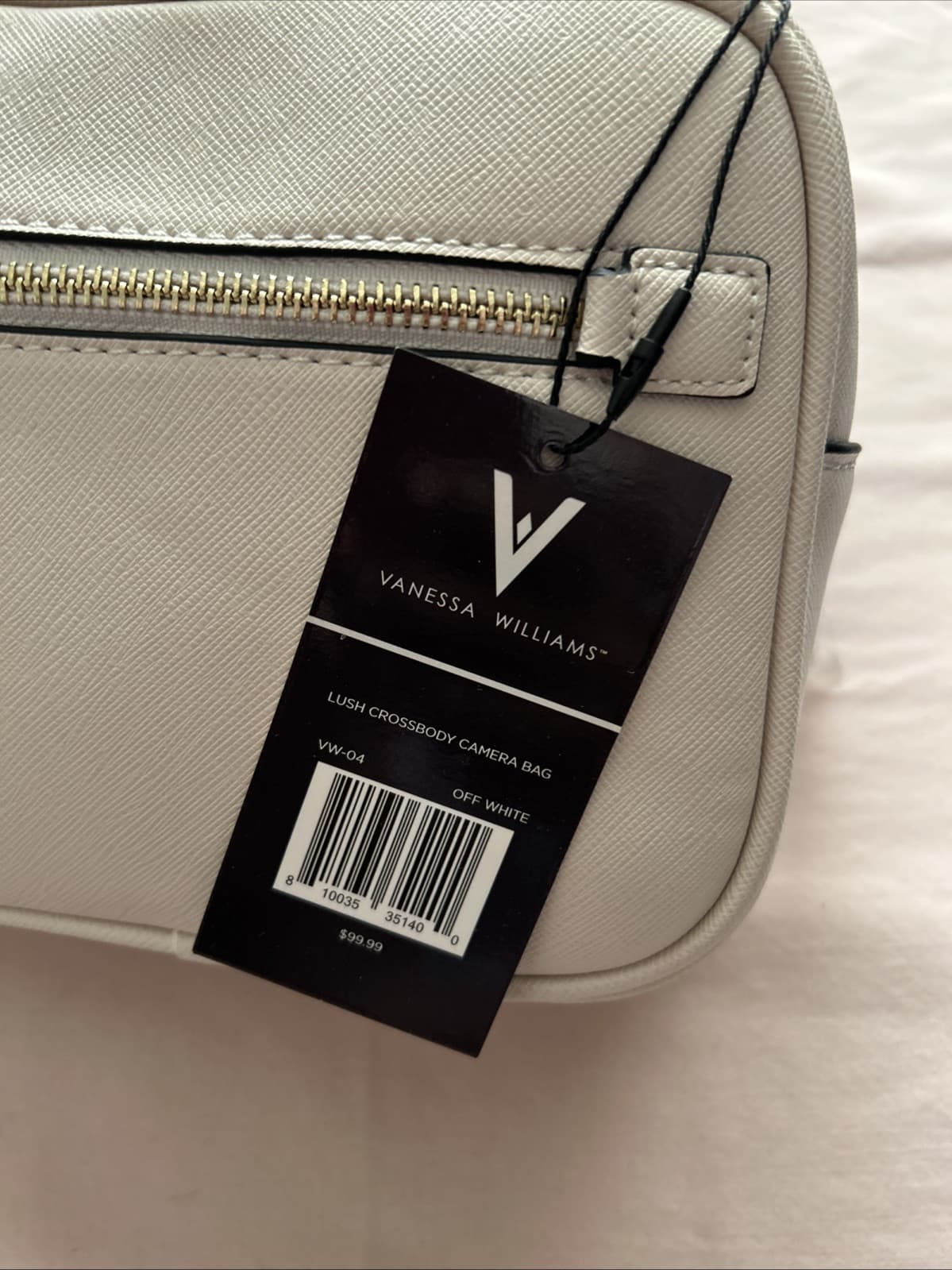 *Vanessa Williams*-Lush Crossbody Camera Bag-Off White-(VW-04OWHT)-($99.99)-NWT - Thumbnail 3