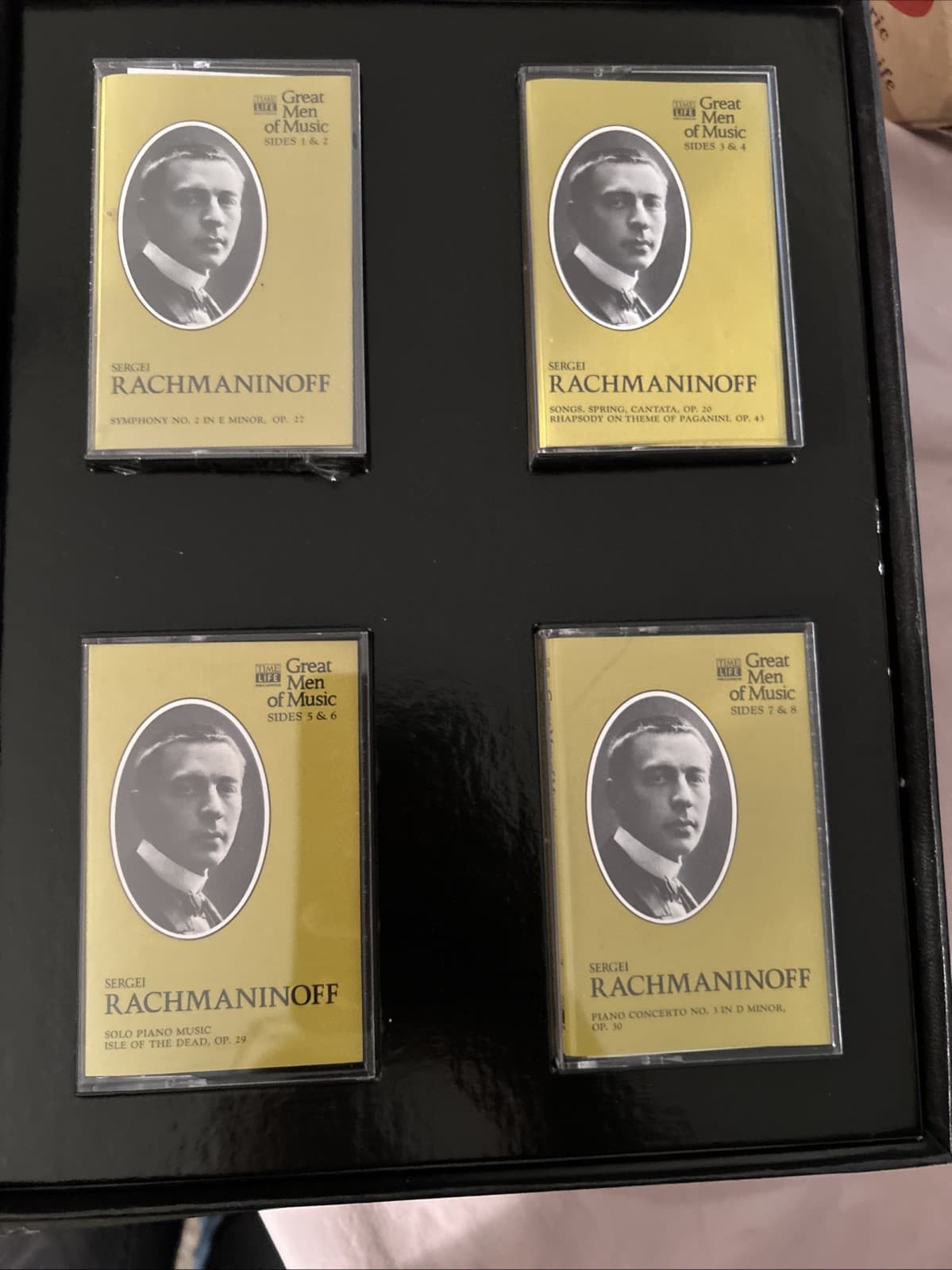 Great Men Of Music Richard Strauss And Sergi Rachmaninoff 4 Cassettes Classical - Thumbnail 6