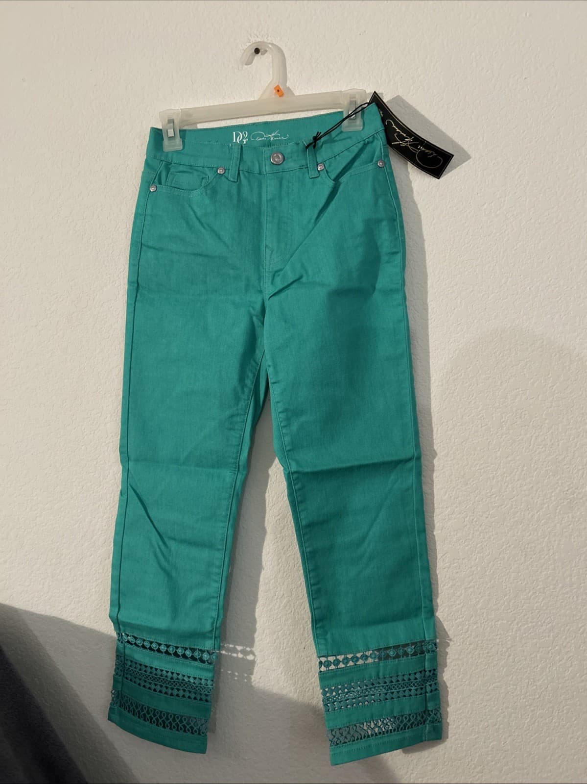 Diane Gillman Women’s Pants Turquoise Size 0 NWT - Thumbnail 2