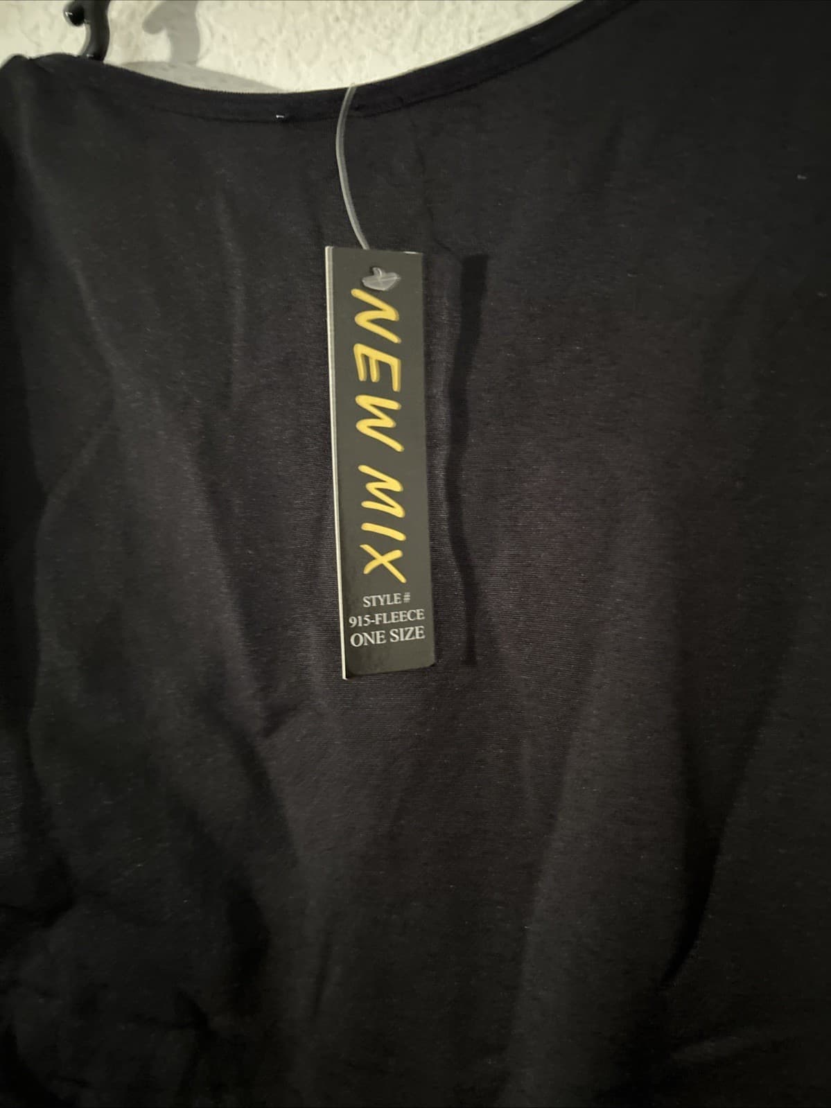 Women’s New Mix One Size Shirt New Black Stretch - Thumbnail 3