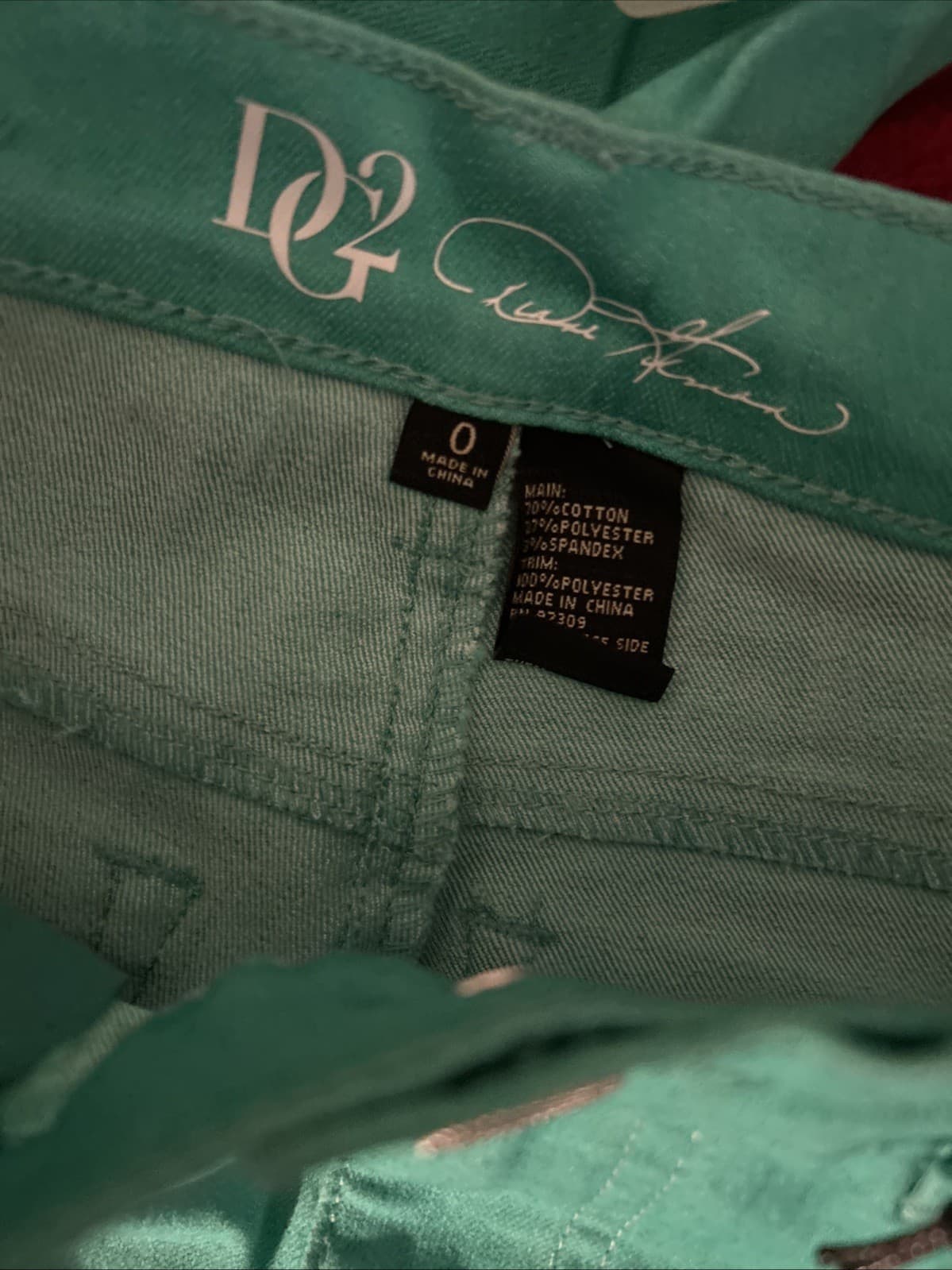 Diane Gillman Women’s Pants Turquoise Size 0 NWT - Thumbnail 4