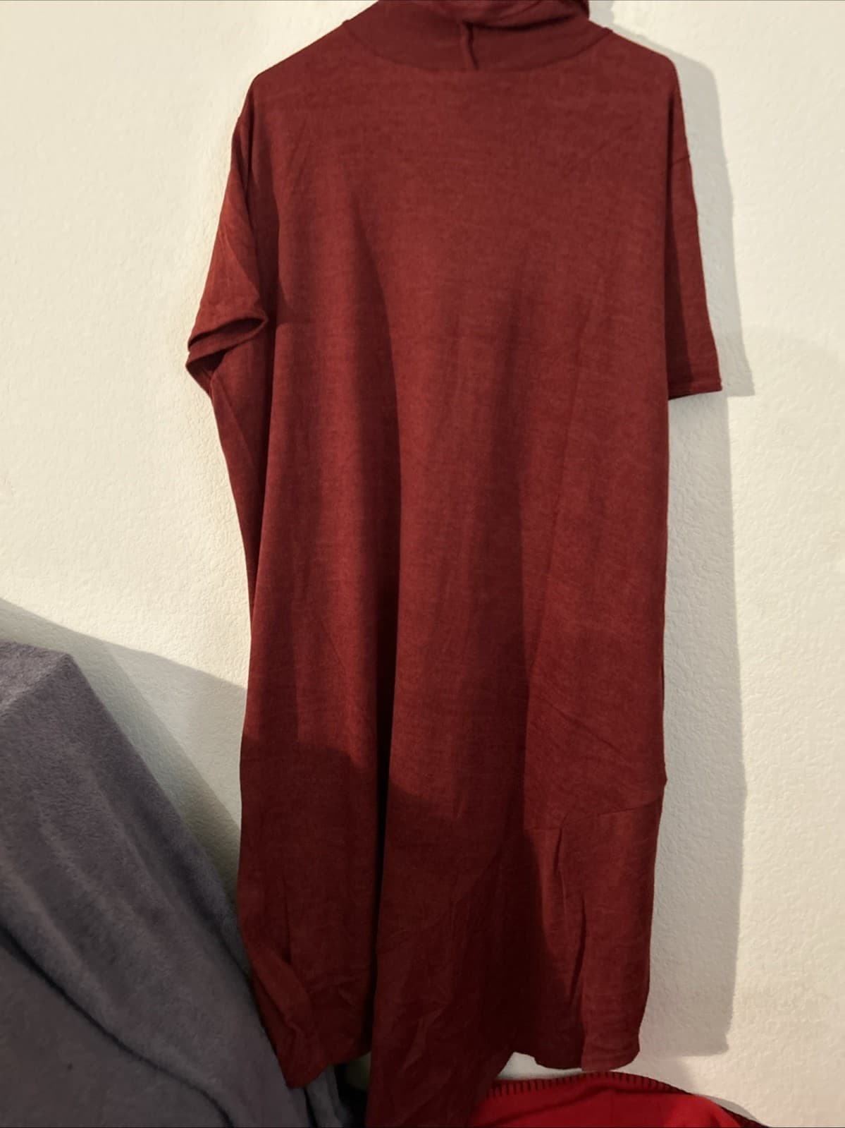 Diane Gilman 3X Wine Long Dress NWT - Thumbnail 4
