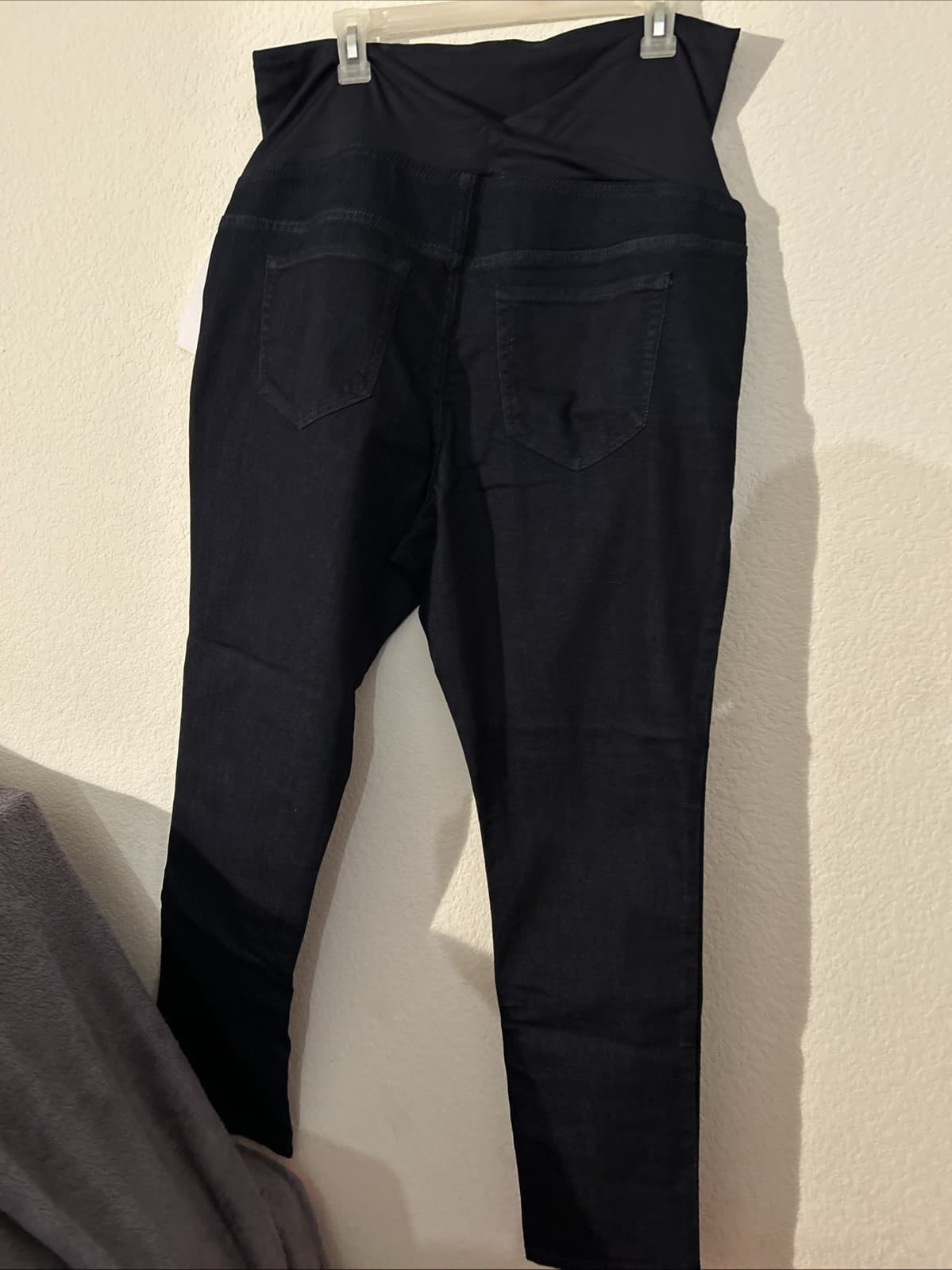 Isabel Ingrid & Isabel Maternity Jeans Crossover Panel 18/34R Jogging Blue NWT - Thumbnail 4