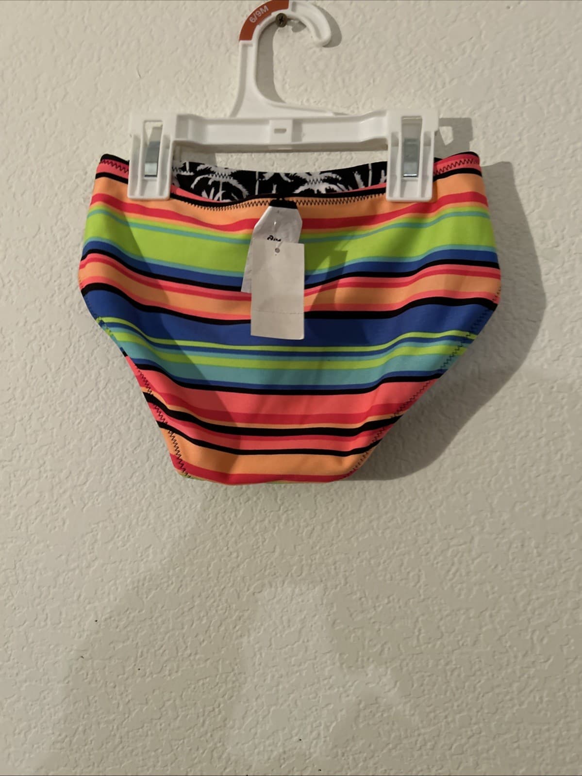 Art Class Girls Bikini Swim Bottoms M 7/8 Multicolor NWT - Thumbnail 2
