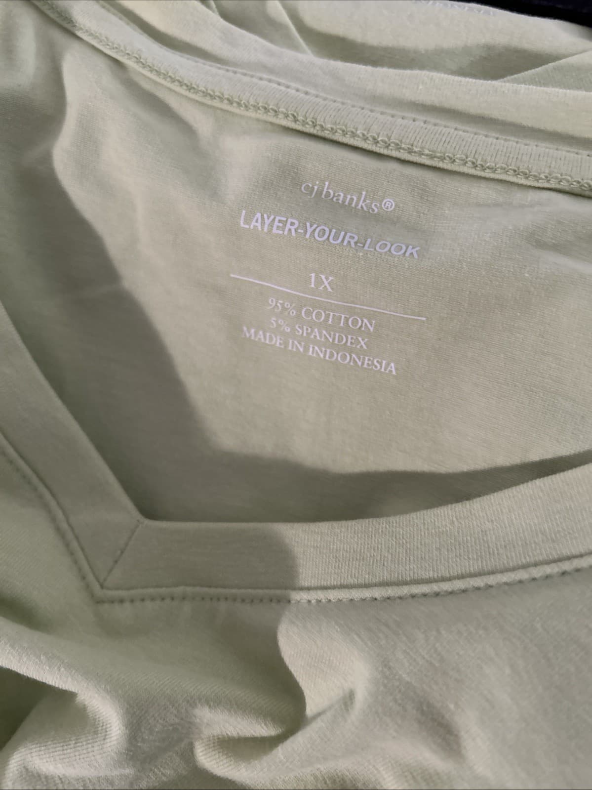 Christopher Banks Tank Top Layer Your Lock New 1X Green - Thumbnail 3