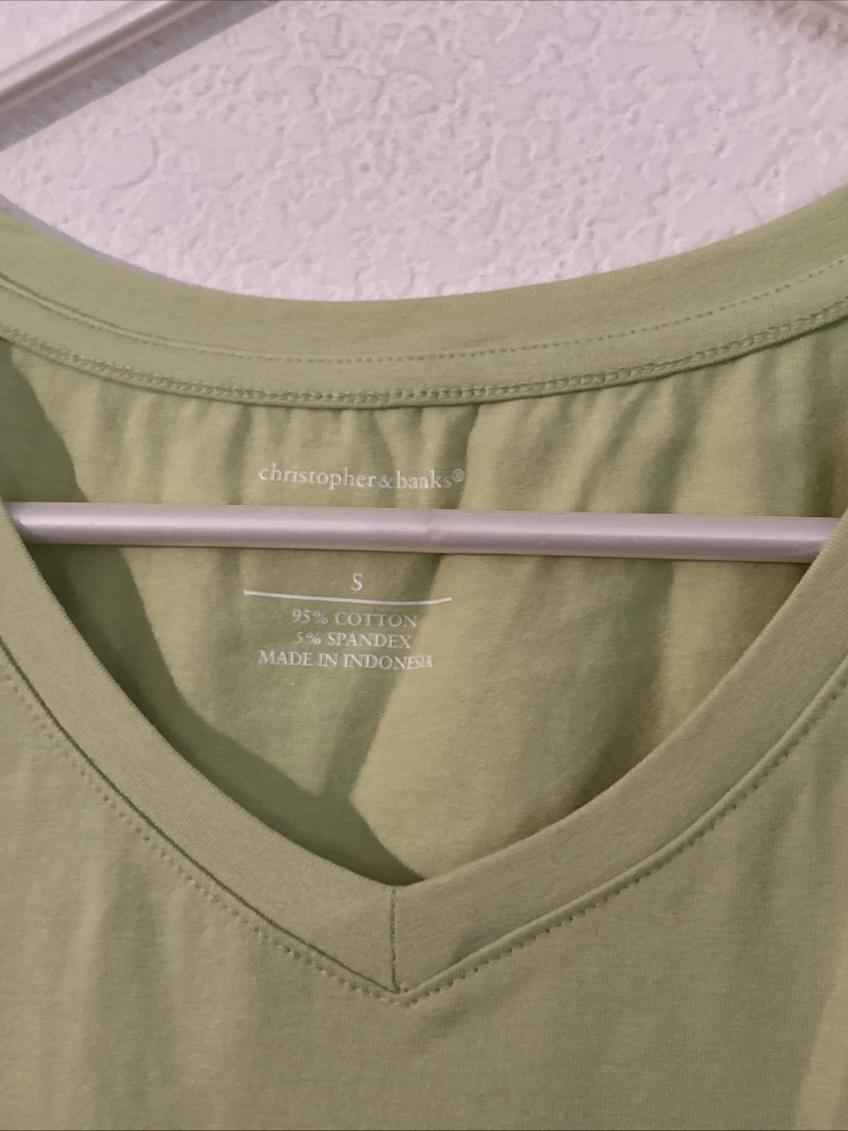 Christopher Banks Tank Top Layer Your Lock New Small Green - Thumbnail 2