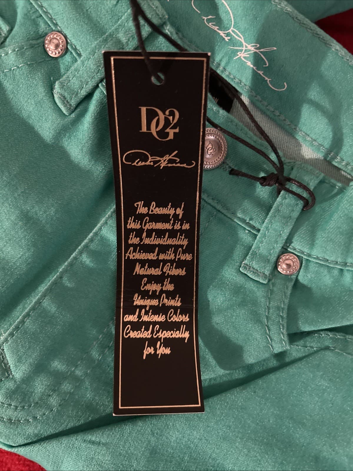 Diane Gillman Women’s Pants Turquoise Size 0 NWT - Thumbnail 5