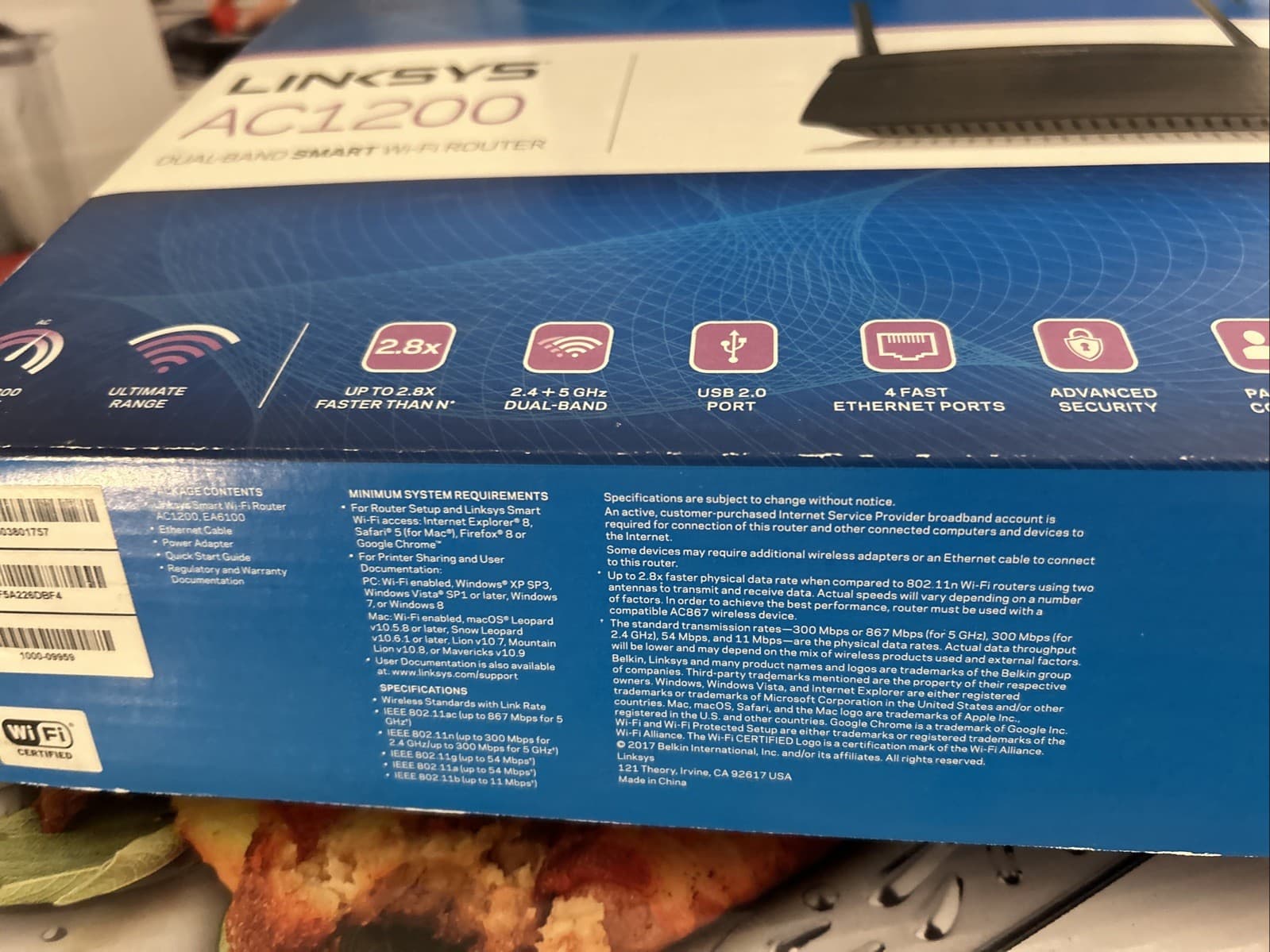 Linksys AC1200 Smart WiFi Router EA6100 - Opened Box - Thumbnail 4
