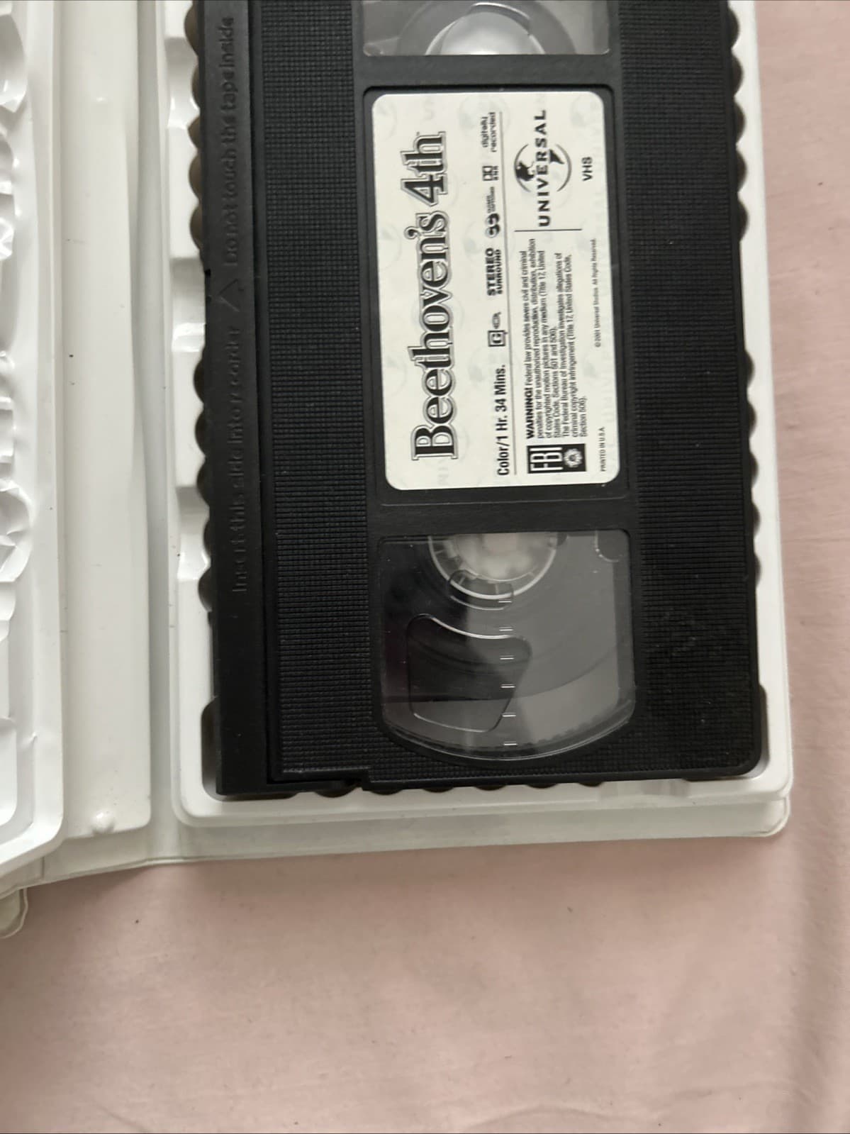 Lot Of 4 VHS Kids Movies babes in toyland the Muppet movie Beethoven’s Rudolph - Thumbnail 3