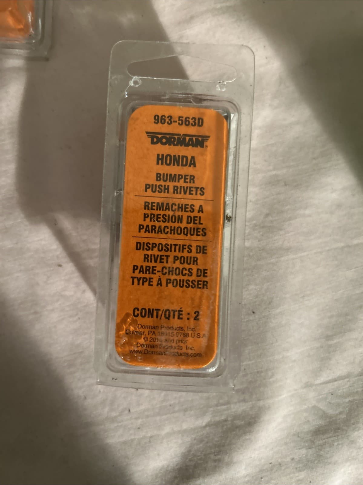 Bumper Cover Retainer Dorman 963-563D - Thumbnail 2