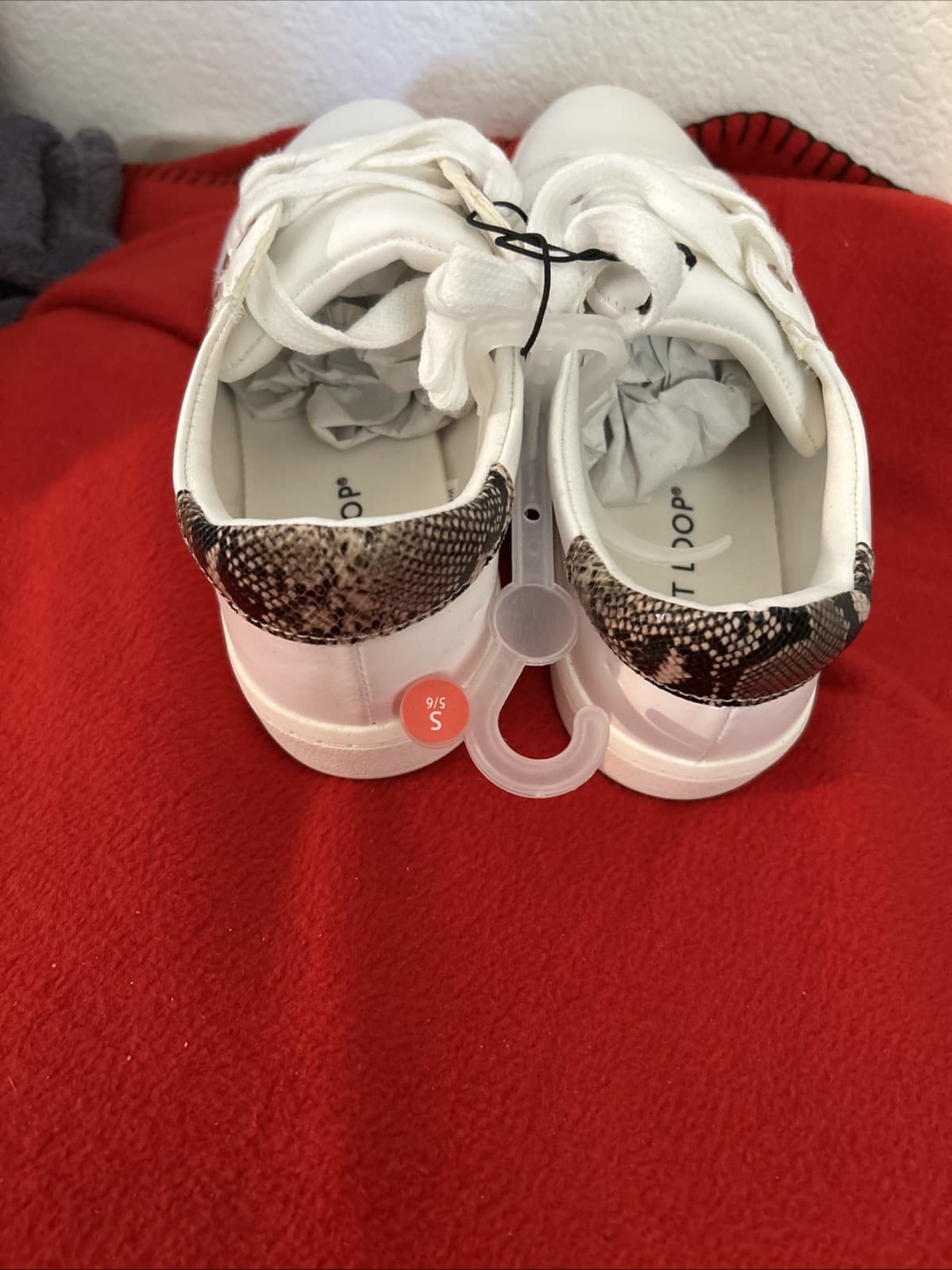 Women's Sneaker Shoes Size S 5/6, West Loop Sneakers, White/Mixed - Thumbnail 2