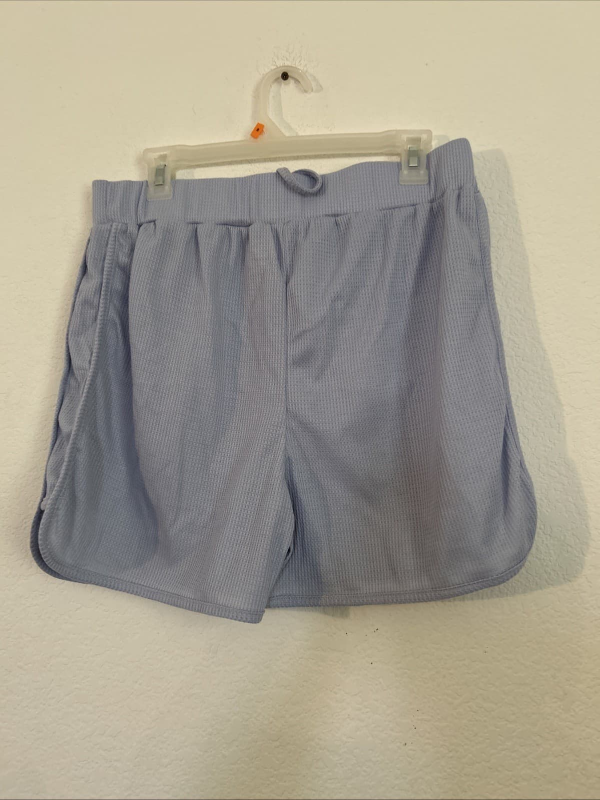 West Loop Women's Icey Blue Drawstring Super Soft Lounge Shorts NWT L - XL - Thumbnail 2