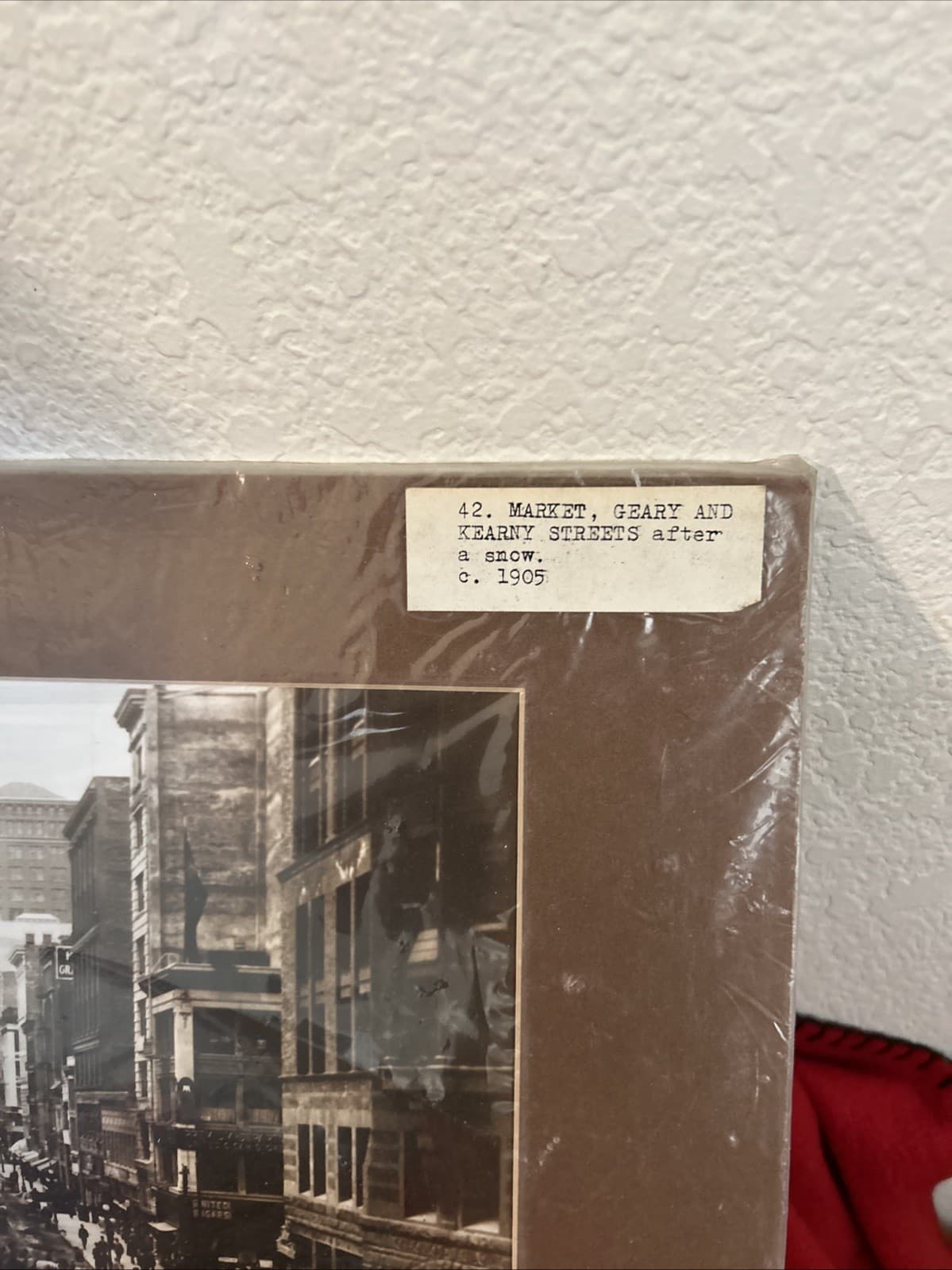 No 42 Market Geary And Kearny Streets After Snow 1905 Excellent Condition - Thumbnail 2