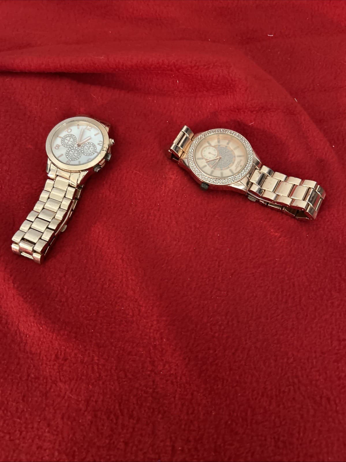 Lot Of 2 Rose Gold Watches Untested - Thumbnail 6