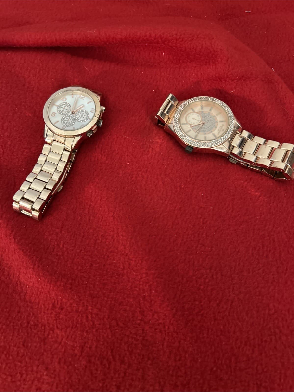 Lot Of 2 Rose Gold Watches Untested - Thumbnail 5