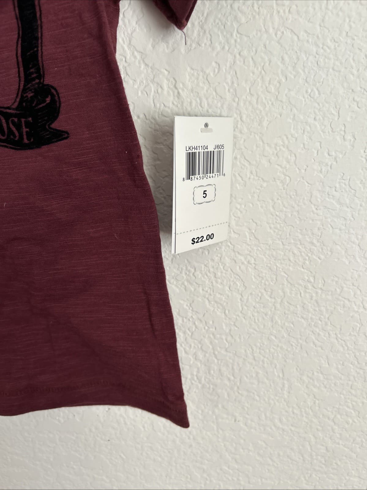 Lucky Brand Shirt For Little Girls Size 5 - Thumbnail 3