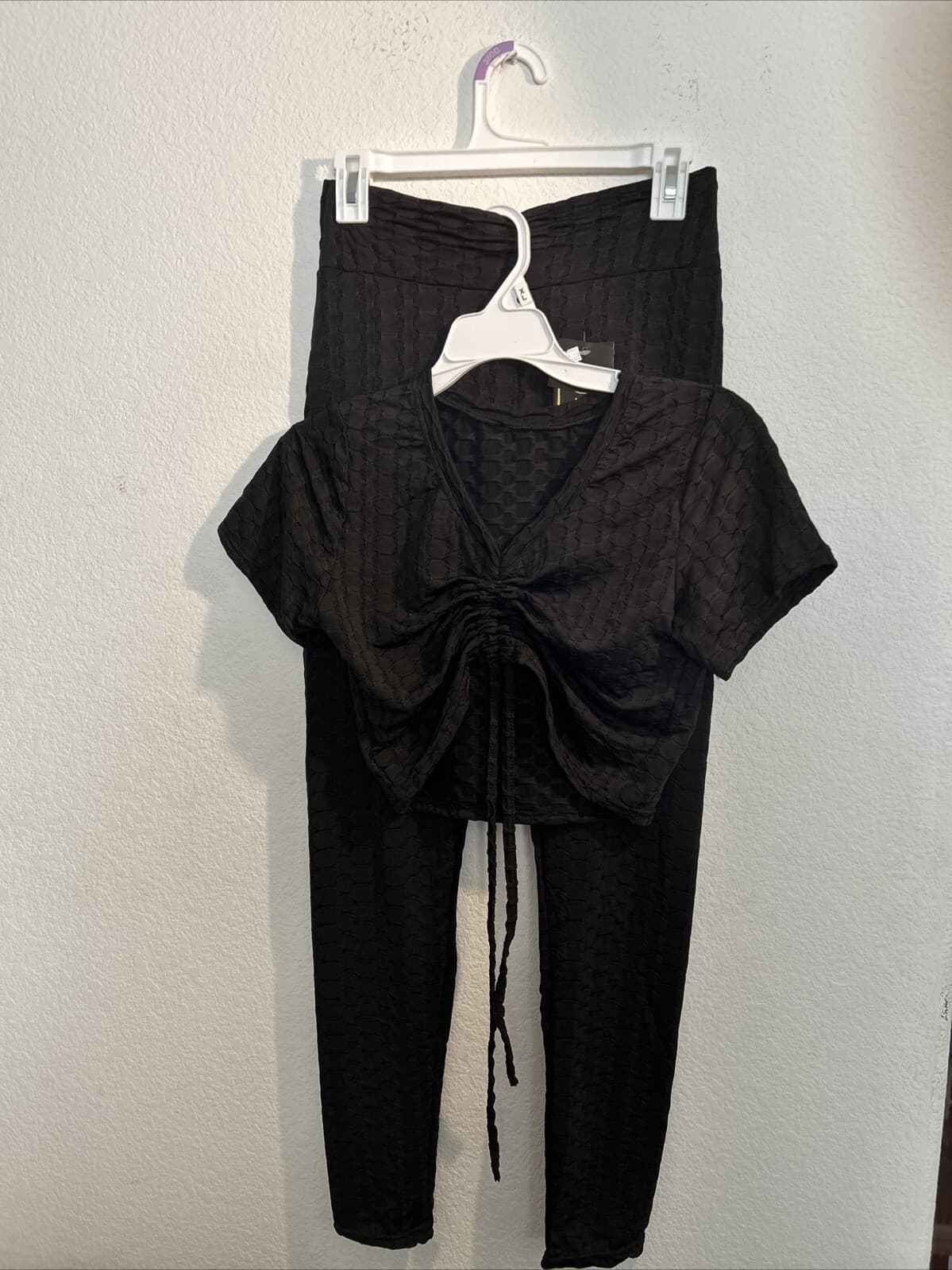 Women’s 2 Piece Outfit 1x NWT Rich & Rogue Black