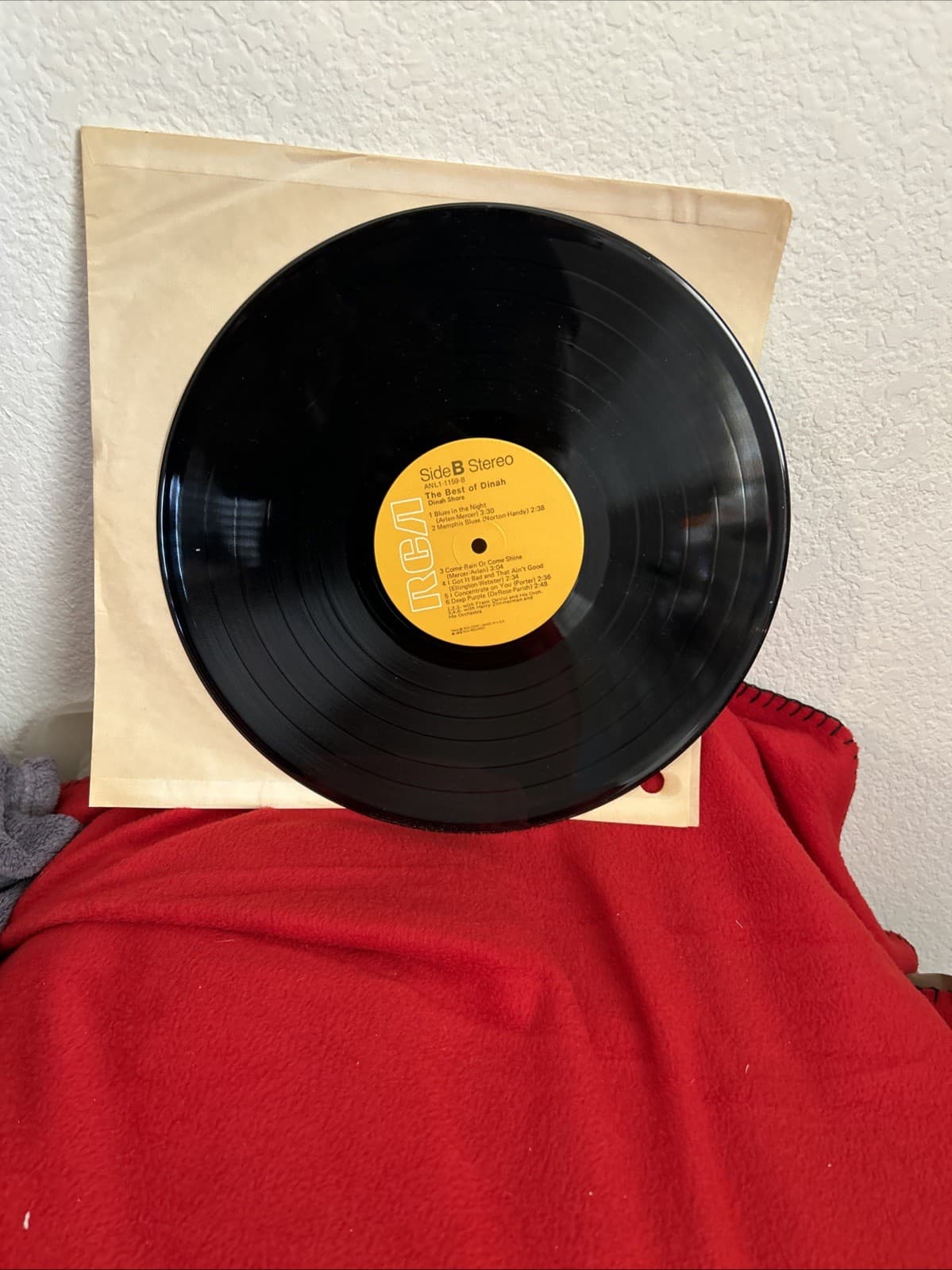 Dinah Shore The Best Of Vinyl LP Record 1975 RCA ANL-1-1159 USA With A Picture - Thumbnail 6