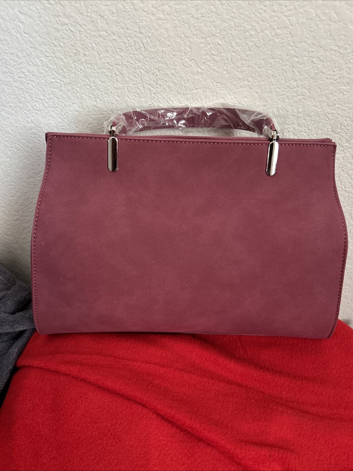 Vanessa Williams Posh Satchel Merlot NWT With Dust Bag - Thumbnail 3