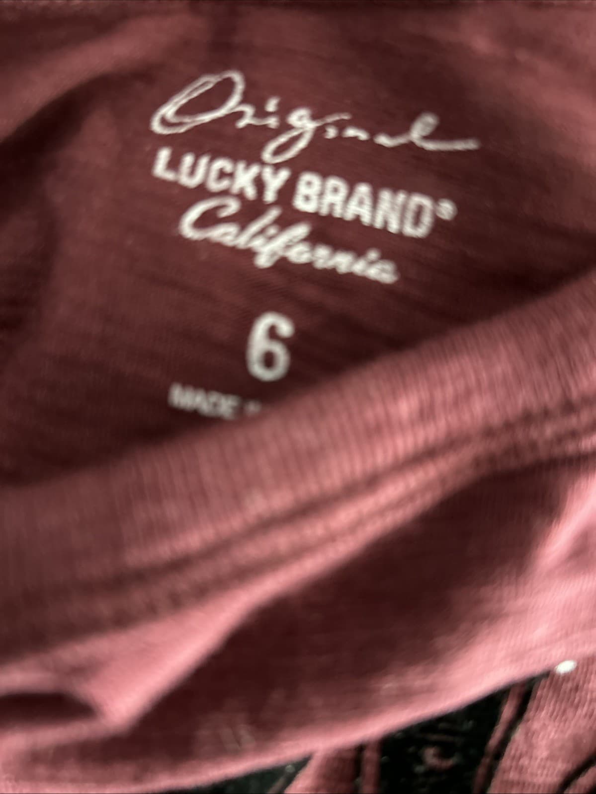Lucky Brand Shirt For Little Girls Size 6 - Thumbnail 3