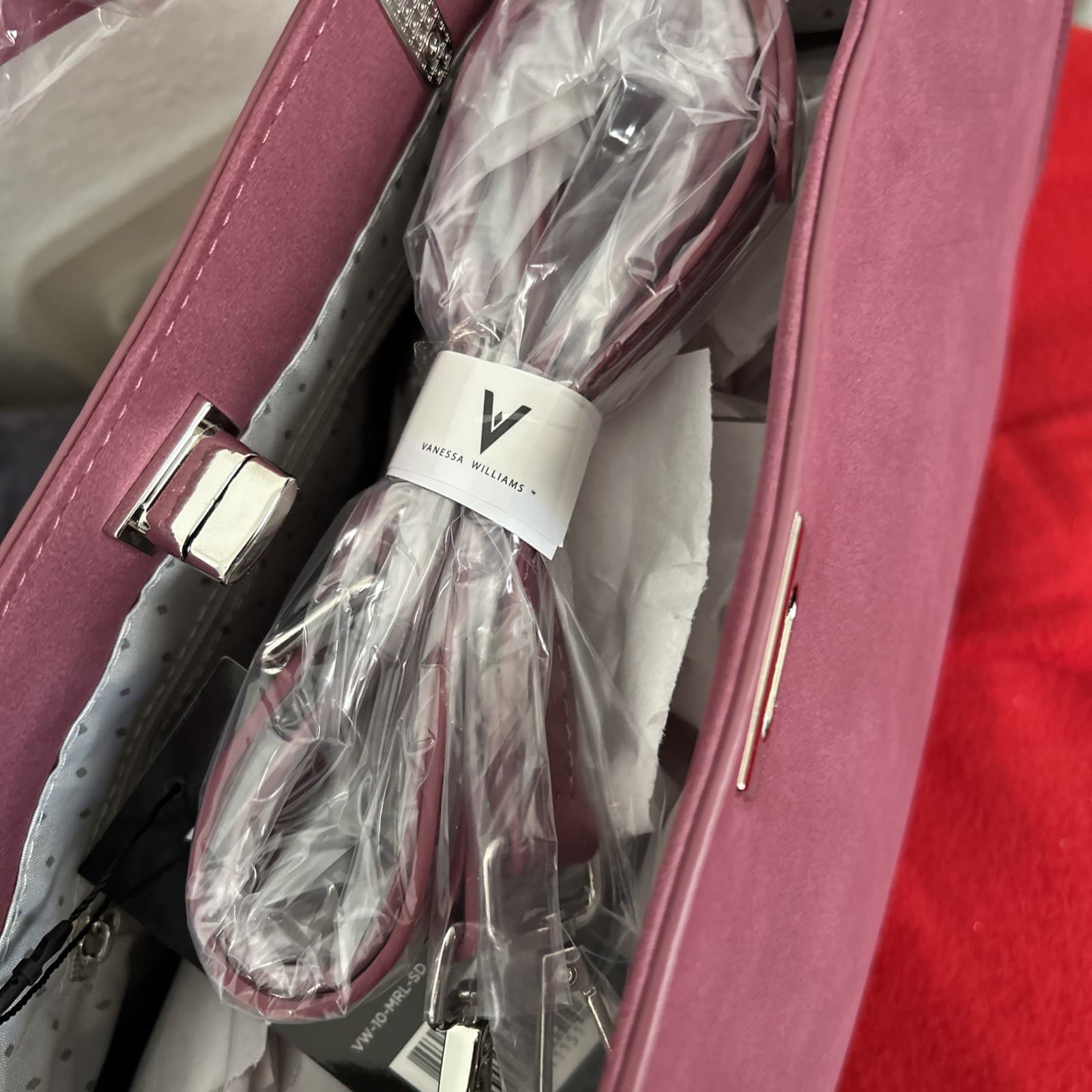Vanessa Williams Posh Satchel Merlot NWT With Dust Bag - Thumbnail 5