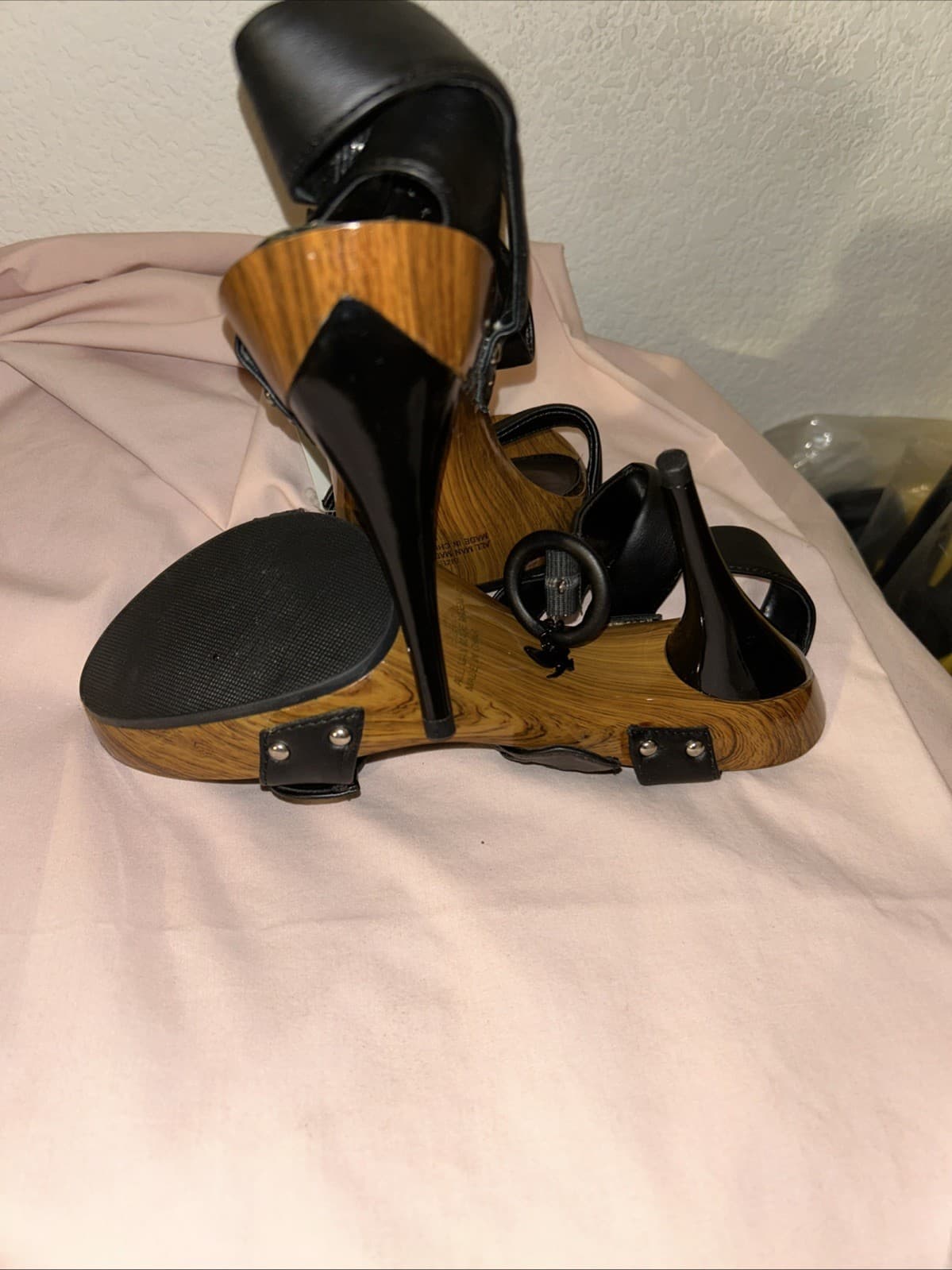 Women’s Black Pumps Size 9 New Sheikh - Thumbnail 4