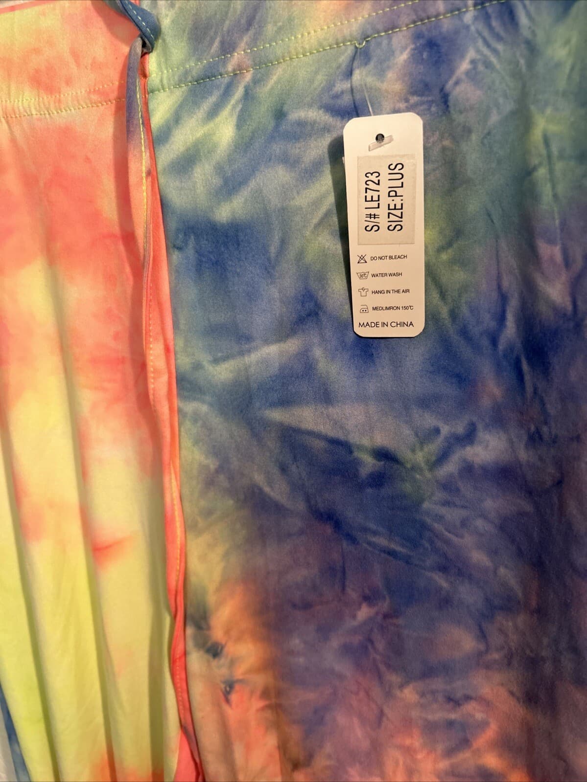 Women’s Multicolor Plus Size Leggings NWT Verta - Thumbnail 3