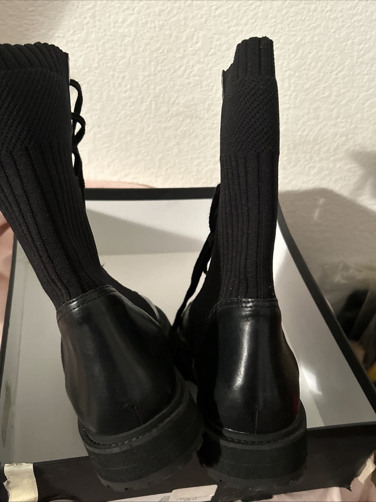 Tony Bianco Gem Combat Boots Women's Black NIB Black - Thumbnail 4