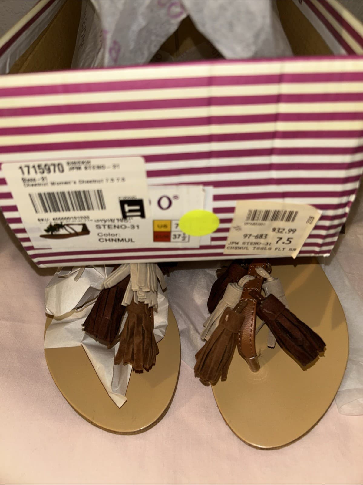 Women’s Chestnut Sandal Size 7 1/2 Sheikh - Thumbnail 2