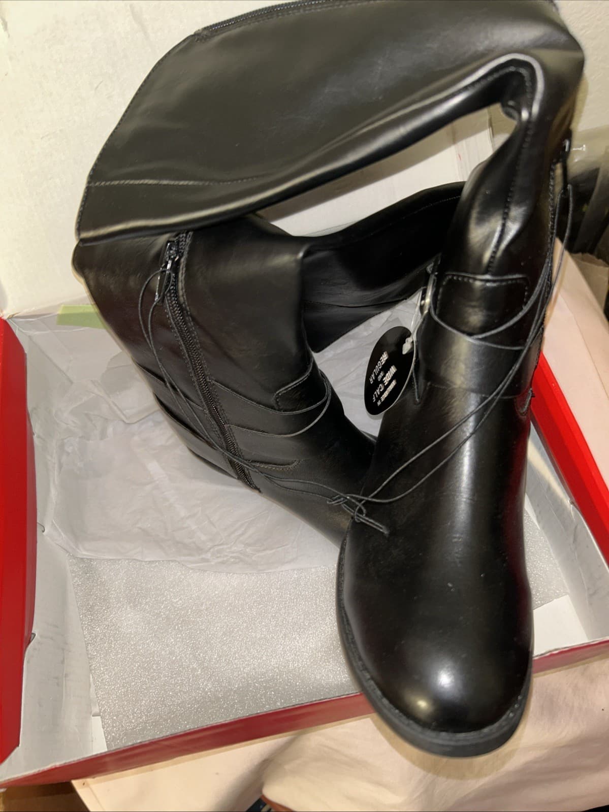 Women’s style & Co Black Boots New 5 1/2M Madixe - Thumbnail 7