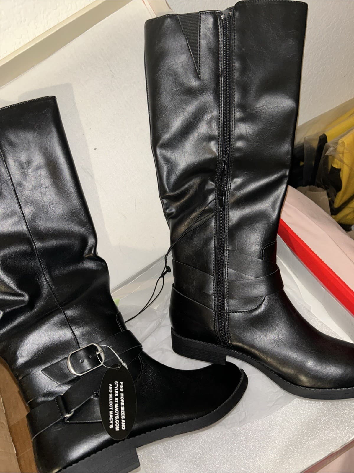 Women’s style & Co Black Boots New 5 1/2M Madixe - Thumbnail 5