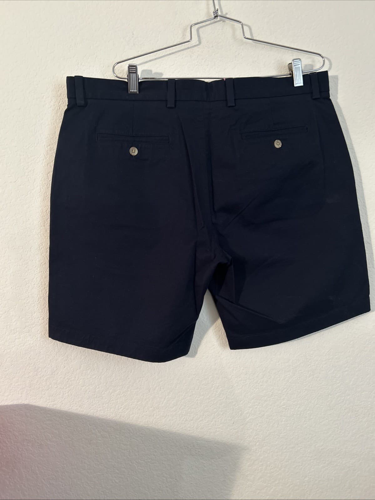 Men’s Navy Blue British Khaki Shorts NWOT Size 38 - Thumbnail 3