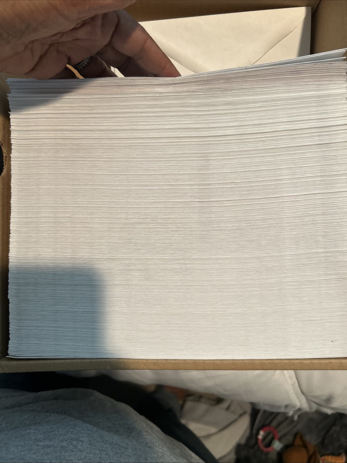 White Envelopes 4 1/8 X 9 1/2 White Wove New - Thumbnail 3
