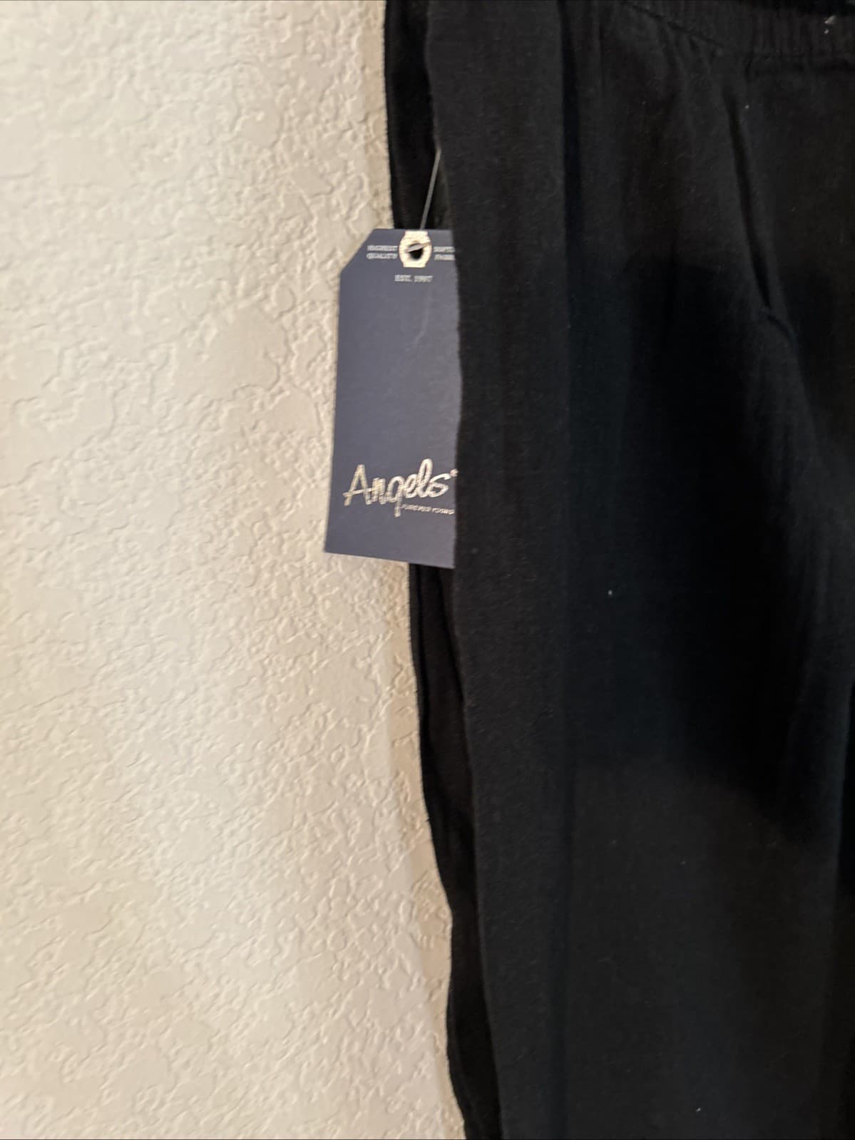 Women’s Black Wide Leg Pants NWT Size 10 Angels Forever Young - Thumbnail 4