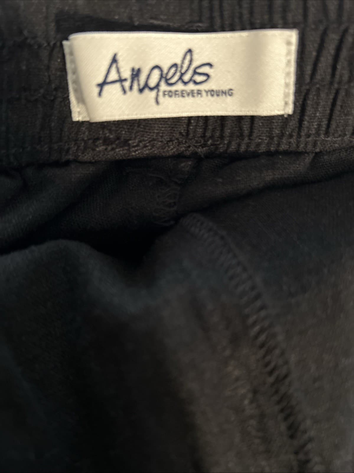 Women’s Black Wide Leg Pants NWT Size 10 Angels Forever Young - Thumbnail 5