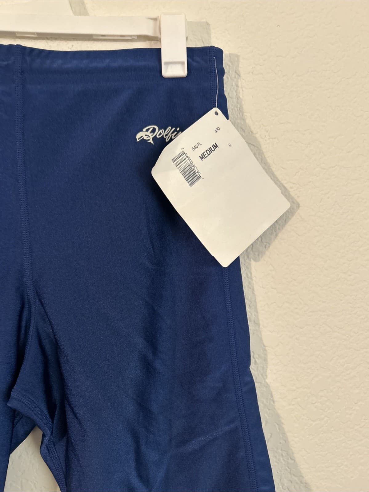 Kids Unisex Medium Dolfin Blue Swim Shorts NWT - Thumbnail 2