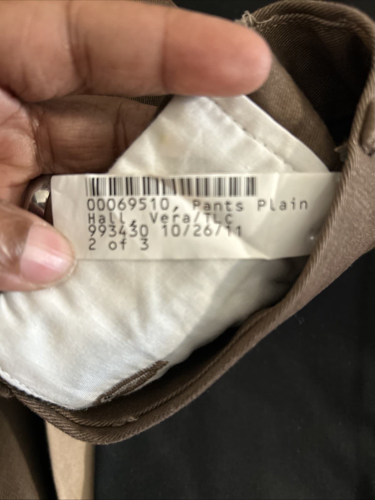 Men’s Brown Slacks 32x30 Hall Vera / TLC - Thumbnail 6