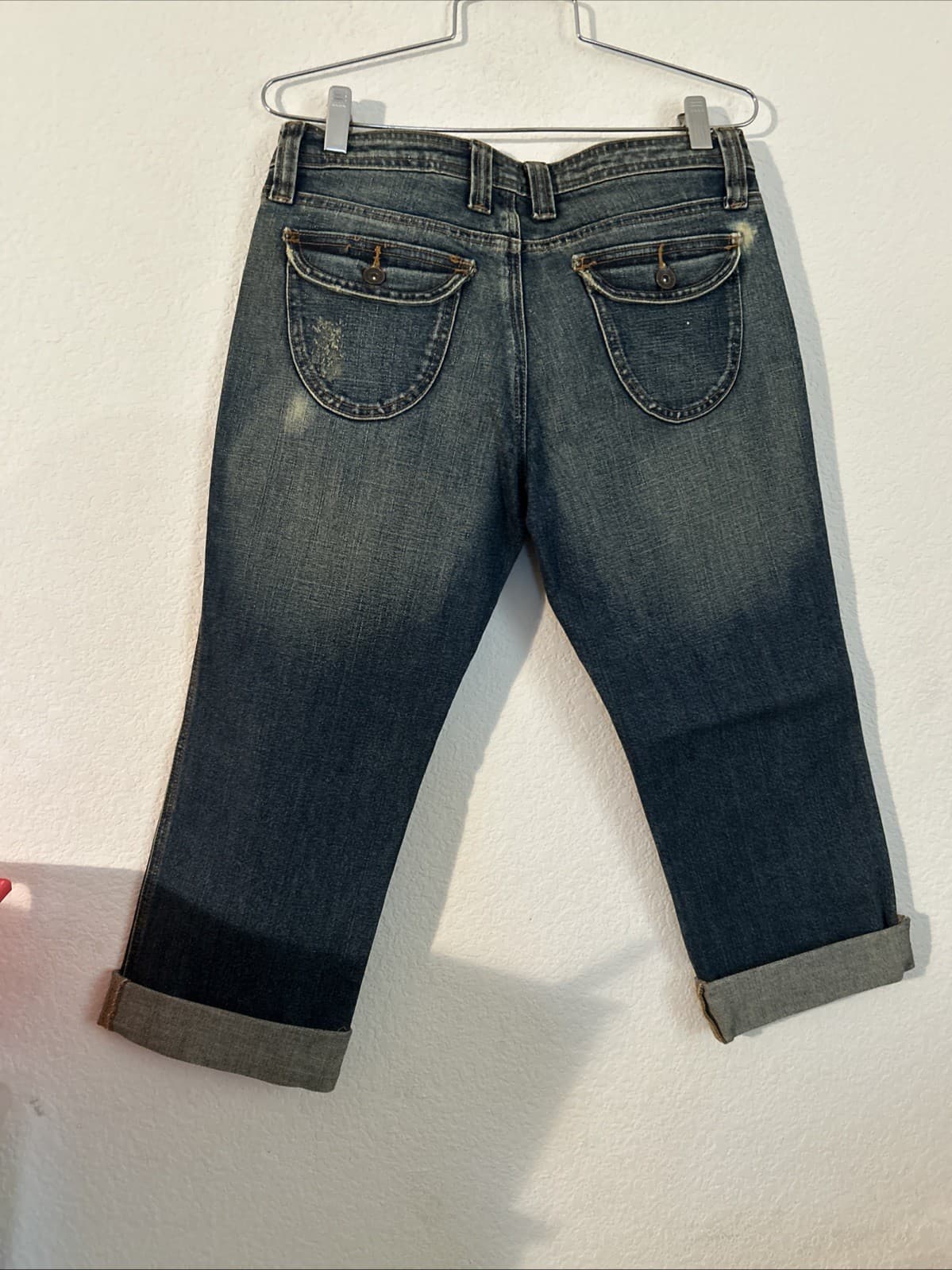 Women’s Vintage Anchor Blue Capri Jeans Size 11 NWT - Thumbnail 3