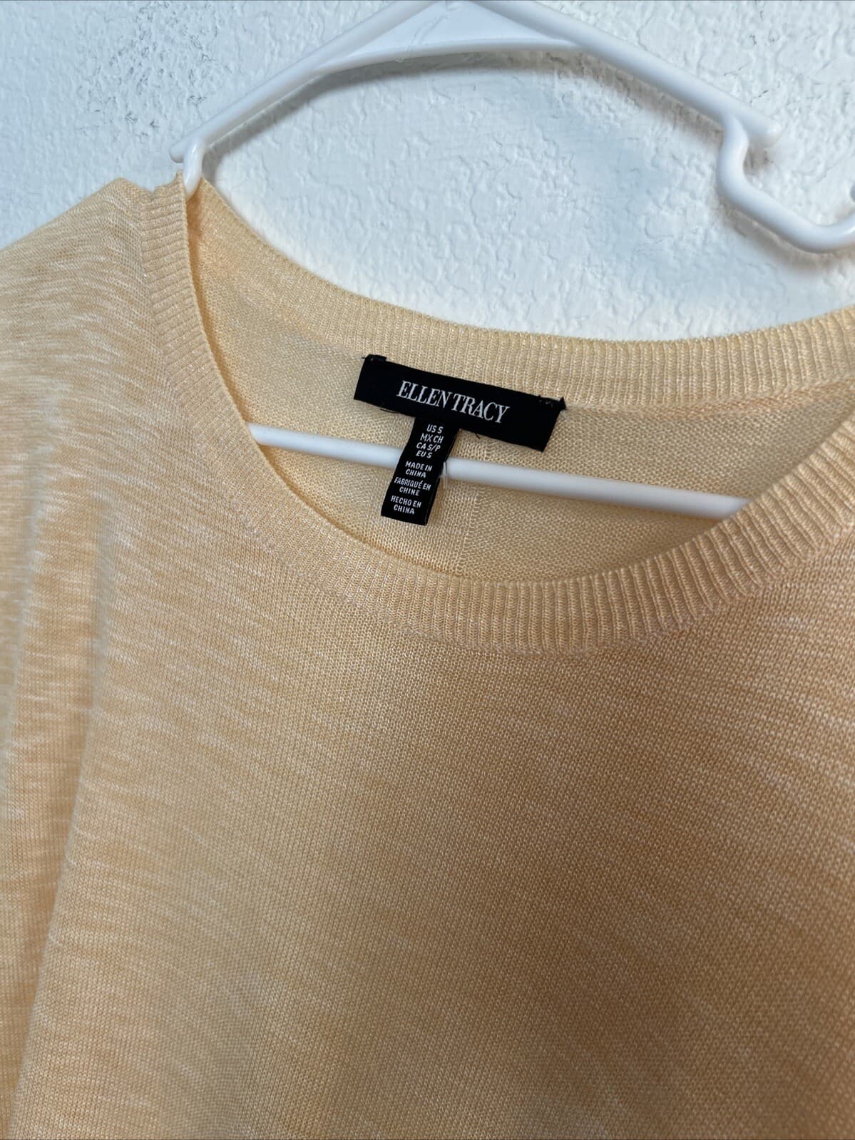Women’s Small Yellow Ellen Tracy Top - Thumbnail 4