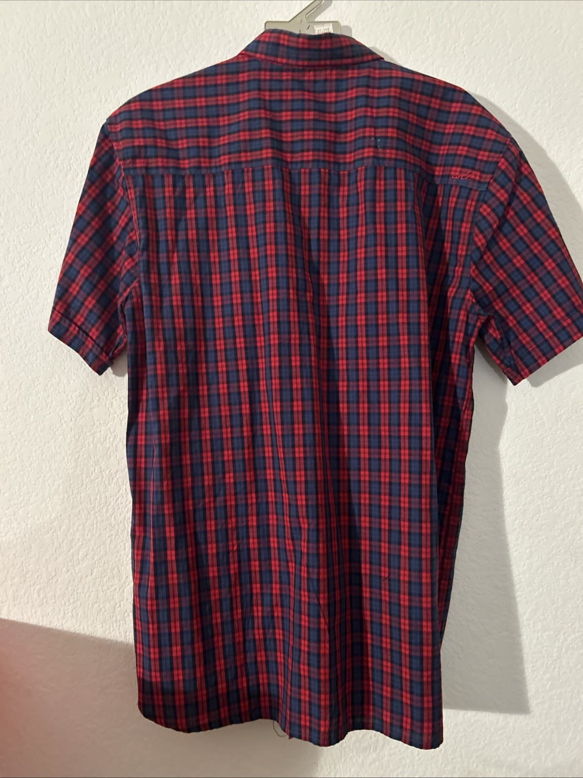 Men’s Button Up Large NWT Red And Blue - Thumbnail 3