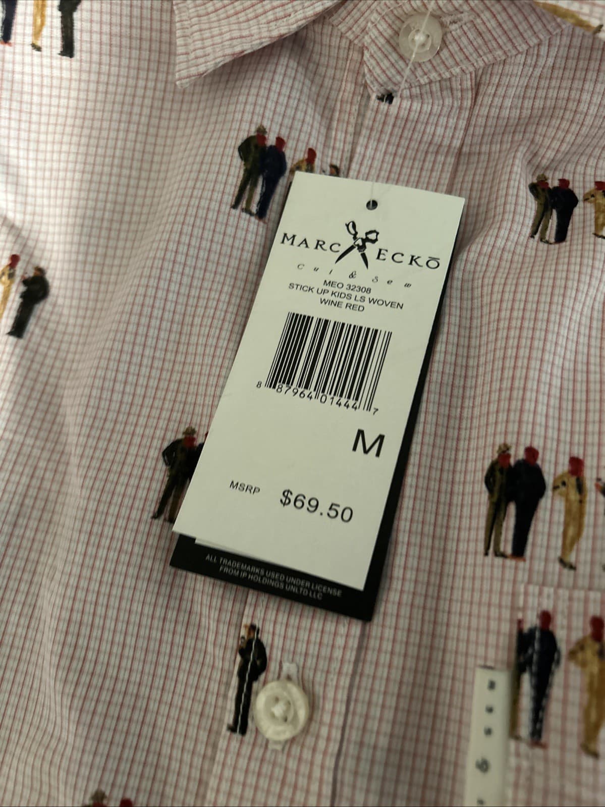 Men’s Medium Button Down Marc Ecko NWT - Thumbnail 3
